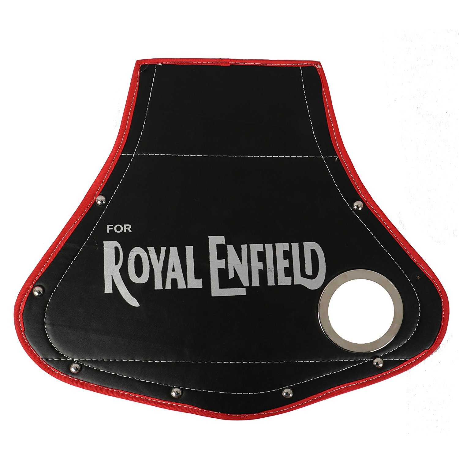 AllExtreme EXUMSH1 Bike Rear Mudflap with Silencer Hole Customised Universal Motorcycle Splash Guard Compatible with Bullet Classic 350 & 500 Models