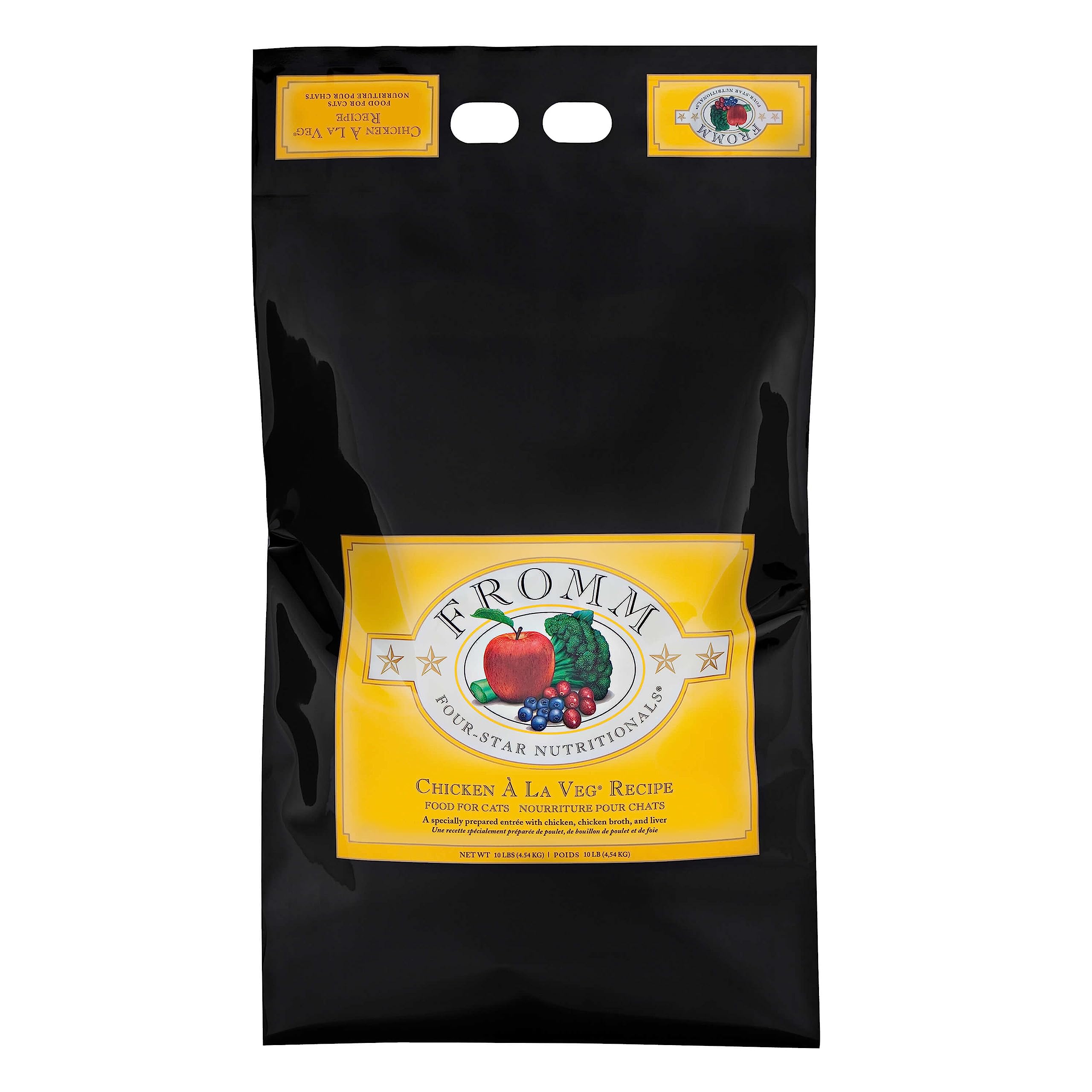 Fromm Four-Star Chicken A La Veg Dry Cat Food - Chicken Recipe - 10 lb