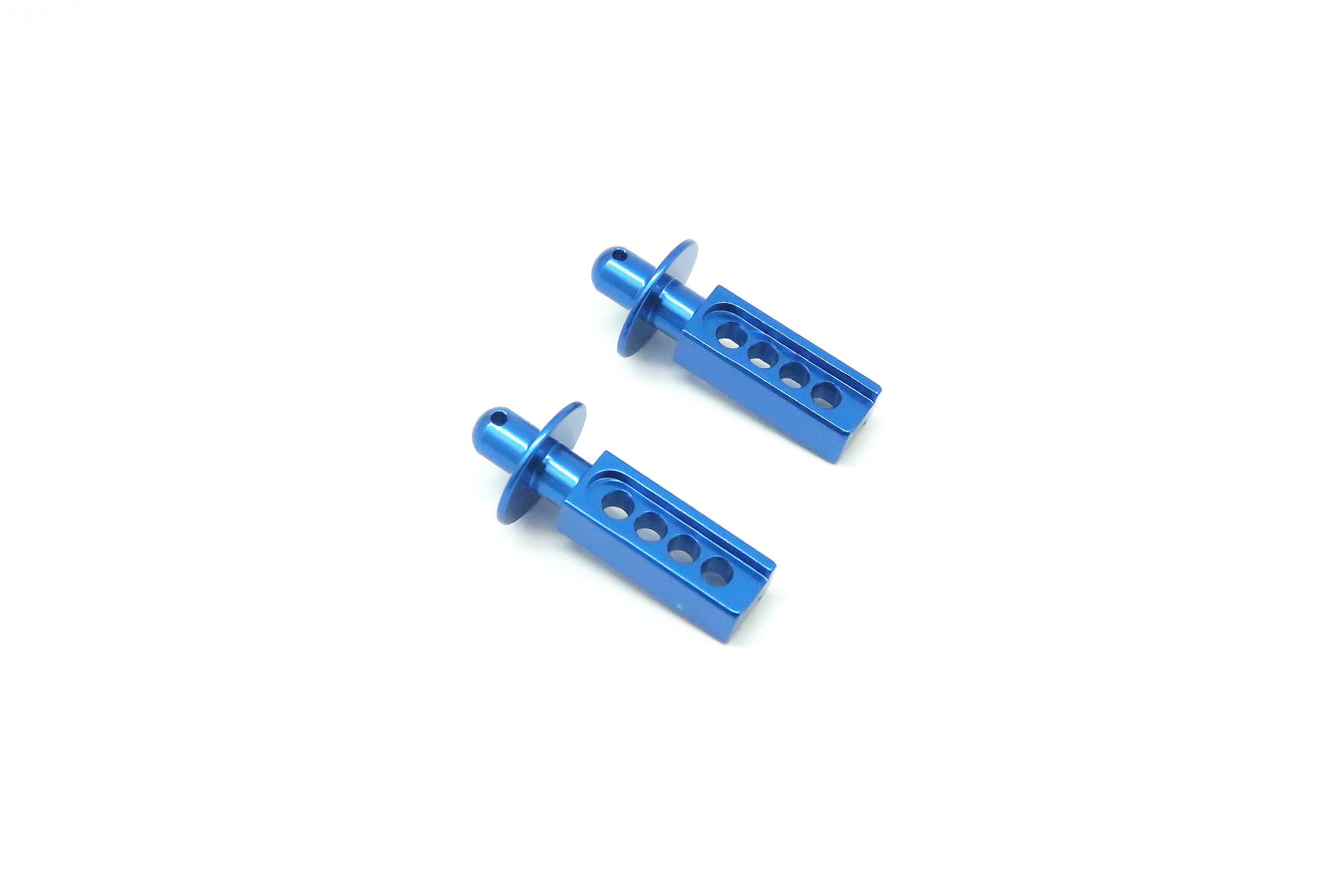 GPM Aluminum Front Body Post For Traxxas 1/16 Mini E-Revo & Mini Slash - Black (1 Pair)