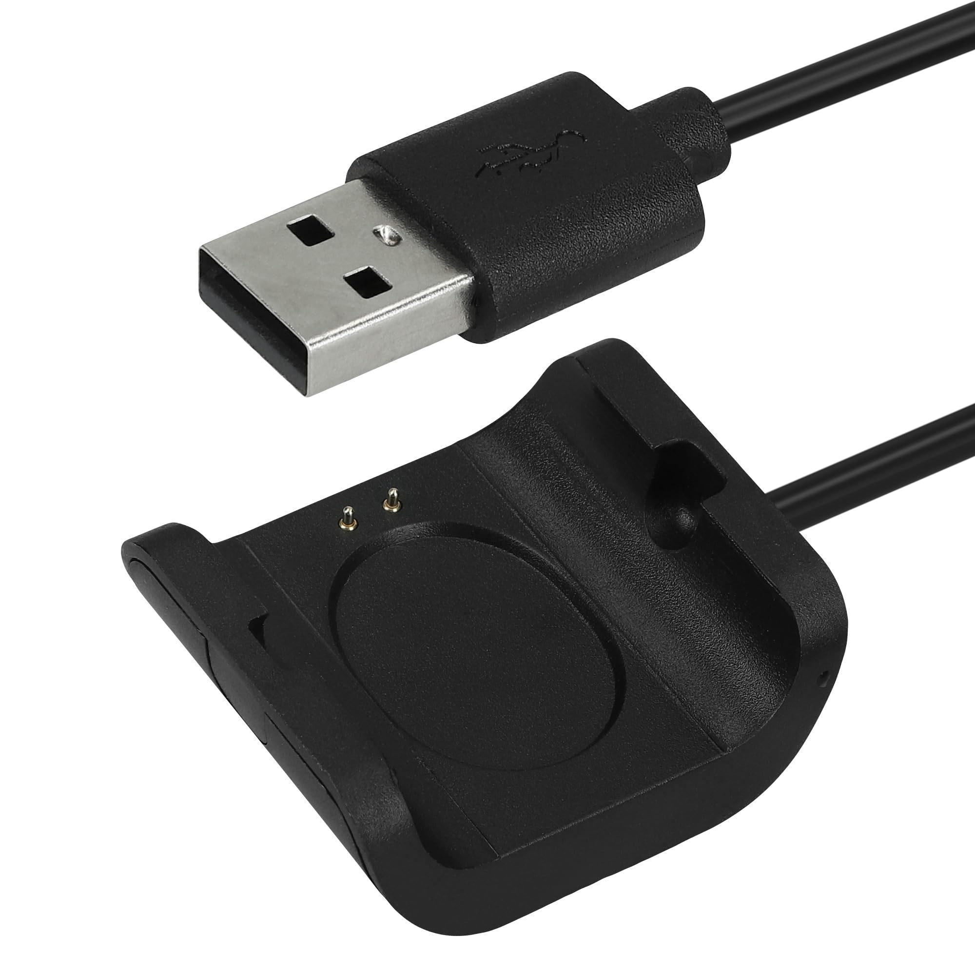 kwmobile Cable de carga compatible con Huami Amazfit Bip S (A1805/A1916) cable - Conector USB con base de conexión para smartwatch - 100