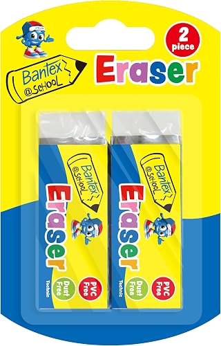 Bantex PVC and Dust Free Eraser 2-Piece Set