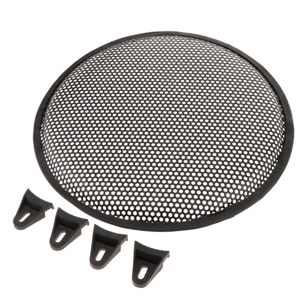 Playbuys 1Piece Speaker Grills Cover Case with 4Pcs Screws & 4Pcs Fix
