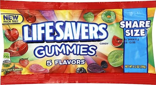Life Savers Gomitas, 5 sabores, bolsa de 4.2 onzas (paquete de 30)