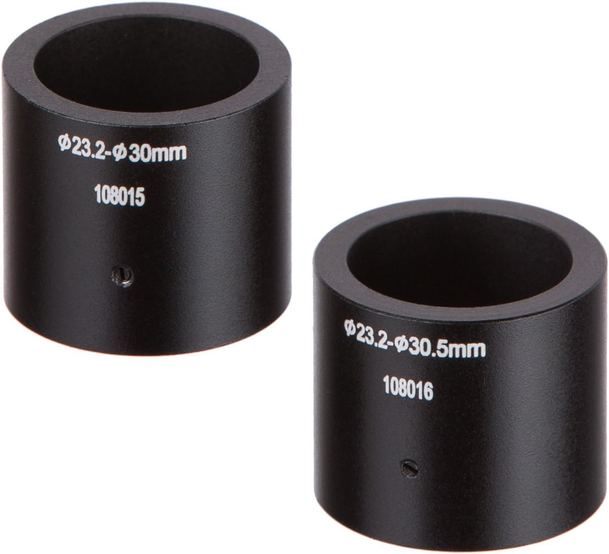 AmScope 23mm to 30mm and 30.5mm Adapter Set