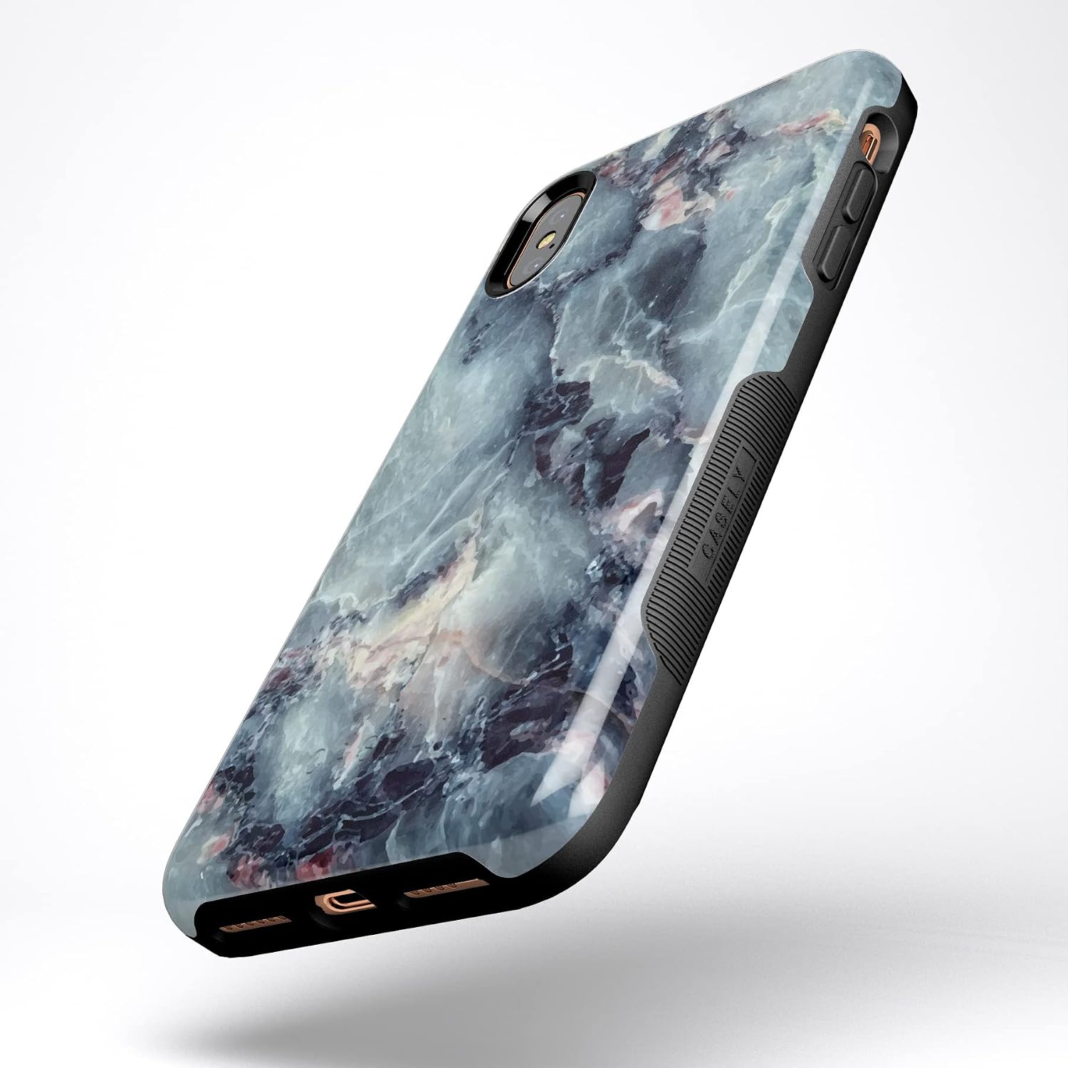 Casely iPhone Xs Max Case | Deep Sea | Blue Marble | Bold Protective Design