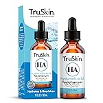 TruSkin Hyaluronic Acid Serum for Face + 7 Ultra Hydrating Ingredients - Best Face Serum for Moisturizing, Visibly Plumping Skin & Smoothing the Look of Fine Lines, 1 fl oz