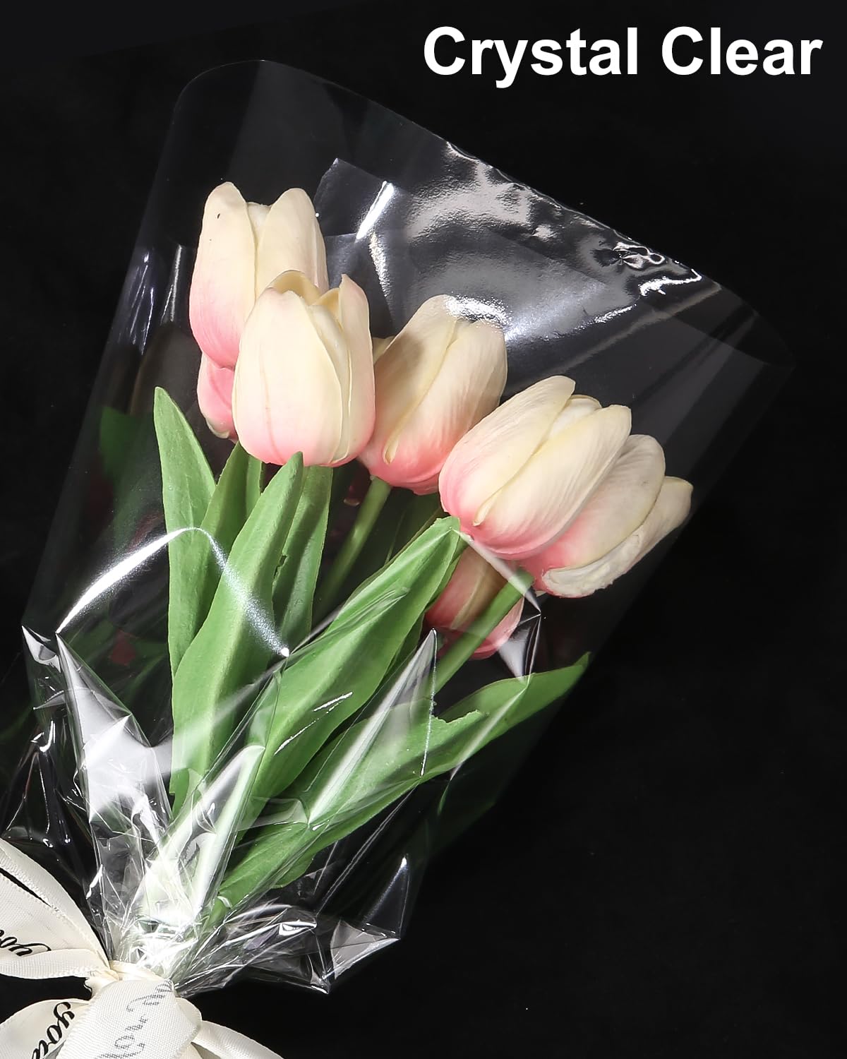 Carta Cellophane Trasparente Per Regali E Imballaggi - Rotolo 80 Cm X 30 M - Per Fiori, Cesti E Confezioni Regalo