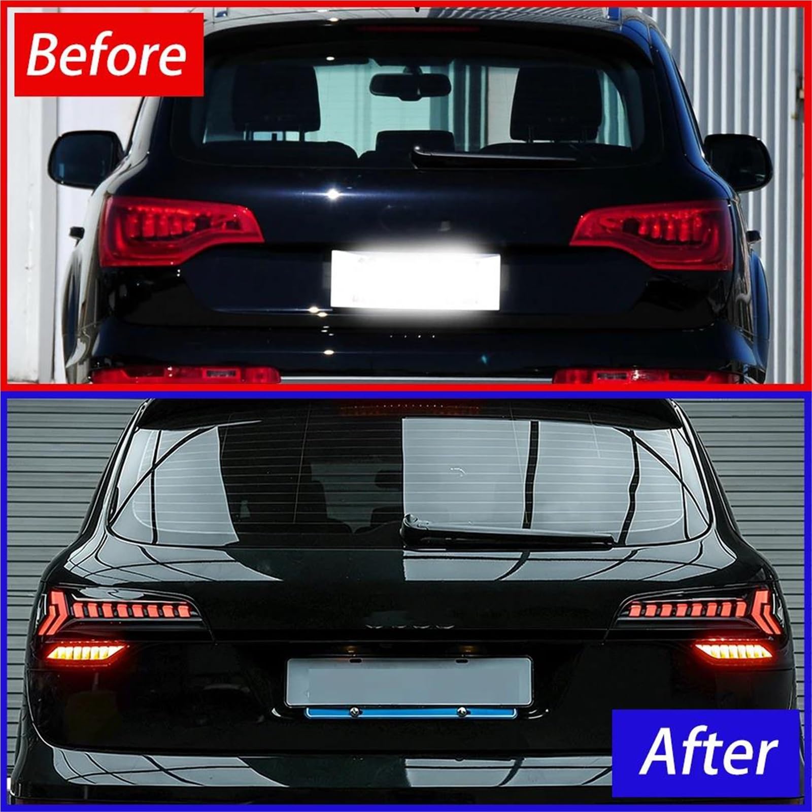 Fari Posteriori Per Audi Q7 4L 2006-2015 Gruppo Fanali Posteriori Accessori Di Aggiornamento Effetto Indicatore Direzione