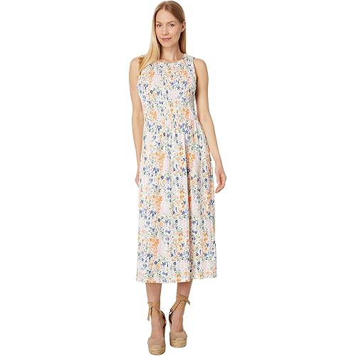 Tommy Hilfiger Women's Tiered Stripe Midi Dress