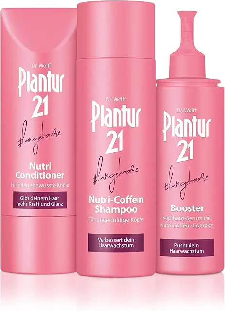 Plantur 21 Langehaare Set für graue Haare: Shampoo, Booster & Conditioner