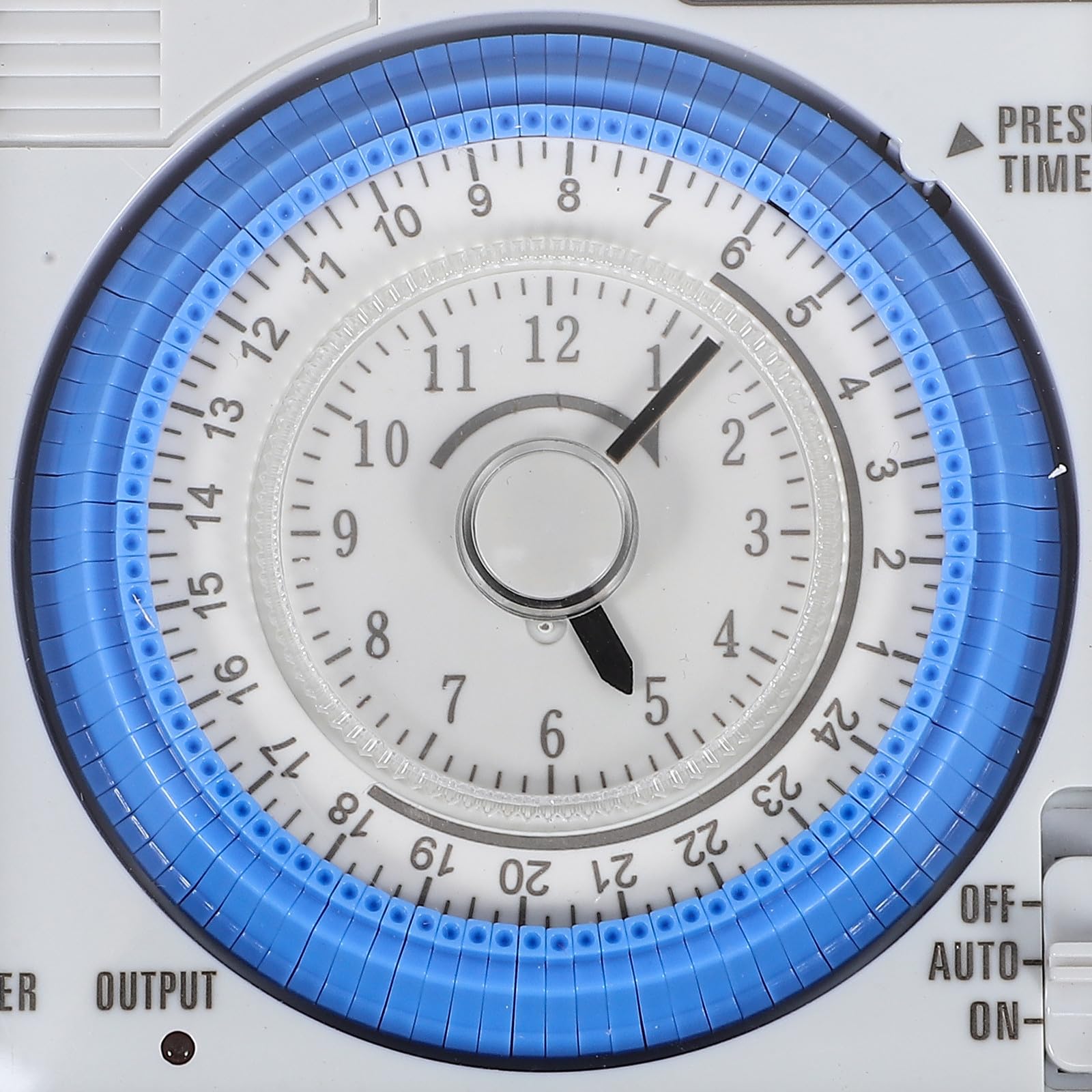 Temporizador Industrial, Temporizador mecánico, temporizadores mecánicos de Interior, PC Blanco, 12V-380V, para Cocina y hogar, portátil y fácil de Usar