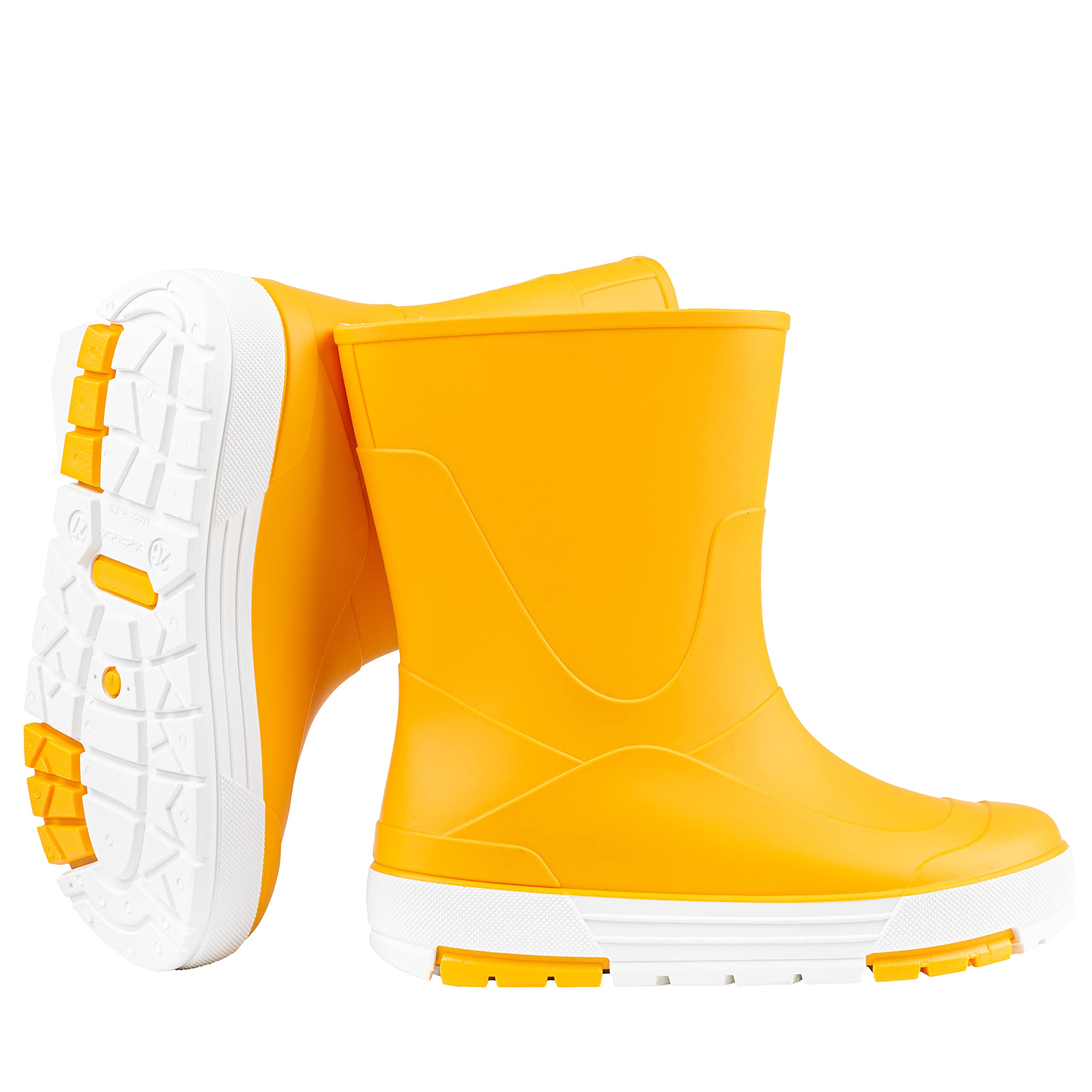 CAMMINARE walk a mile Kinder Gummistiefel Wasserdichte PVC Stiefeletten für Jungen und Mädchen 22-35 EU