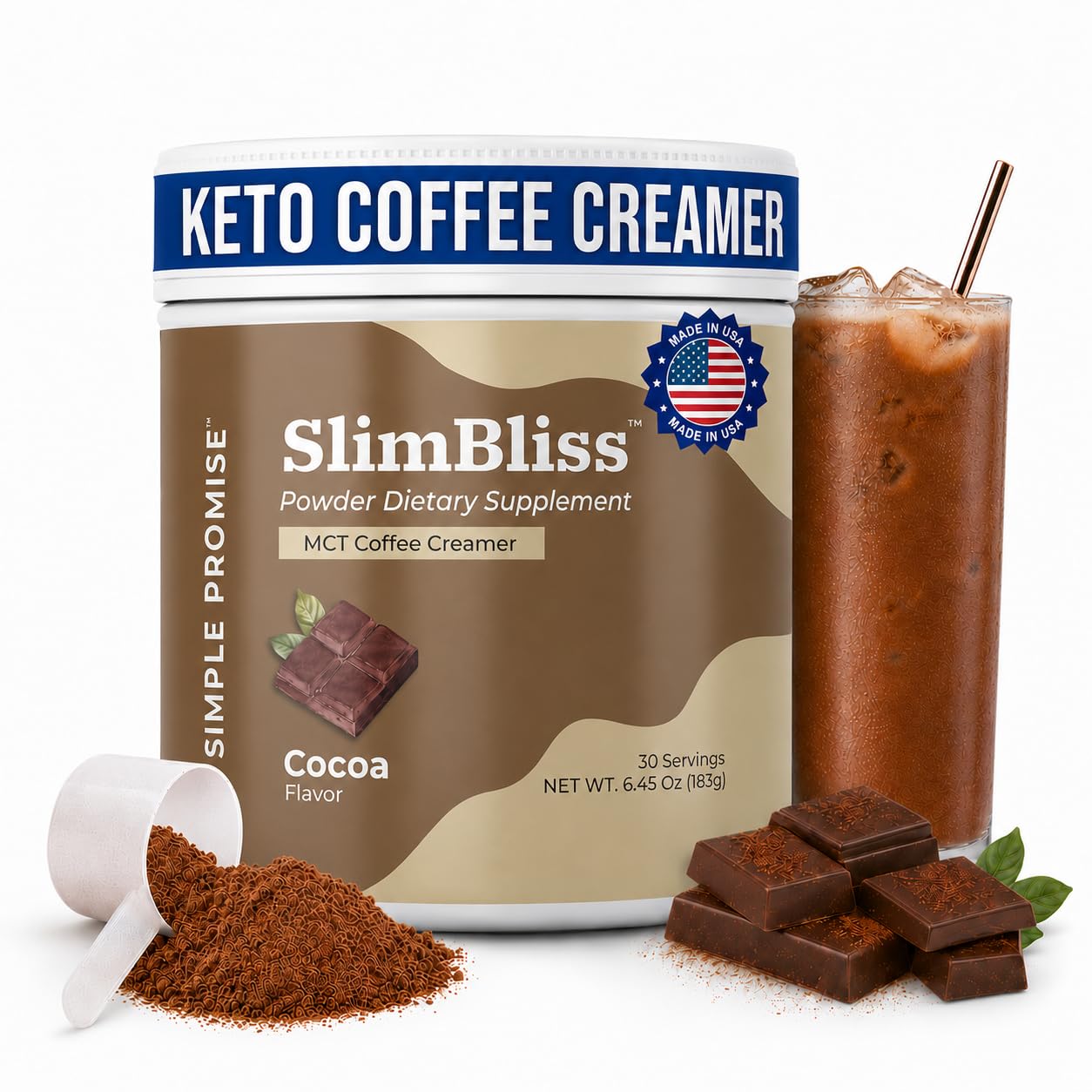 Amazon.com: Simple Promise SlimBliss - Sugar Free Coffee Creamer