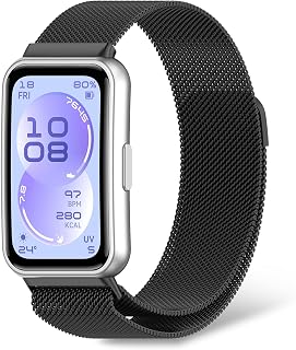 [YANMONGI] HUAWEI Band 11 Pro/HUAWEI Band 11 用 バンド 金属ベルト ステンレス製 替えベルト 長さ調節可能 耐久性のある 男女兼用 金属バンド