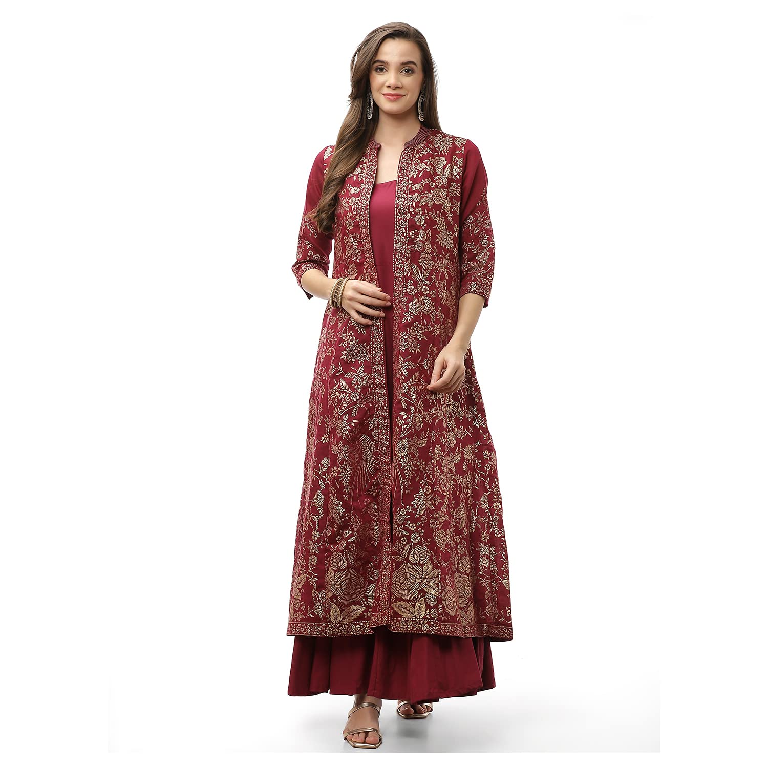BIBA Solid Polyester Straight Fit Women’s Kurta – Stylish and Comfortable Ethnic Wear