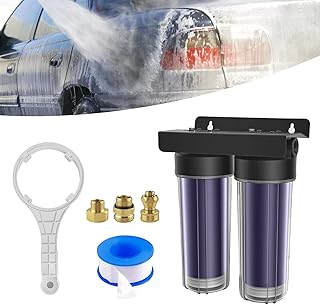 Spotless Water System for Car Wash,Portable Deionized Water Car Wash System - Spotless Shine Without Wiping, Professional Grade Resin Filter for RV, Motorcycle, Boat & Glass