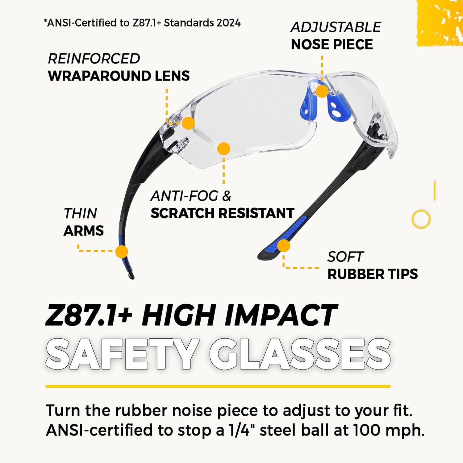 TradeSmart High-Performance Earmuffs for Shooting Range & Shooting Eye Protection Glasses + Firearm Confidence Course - Image 4