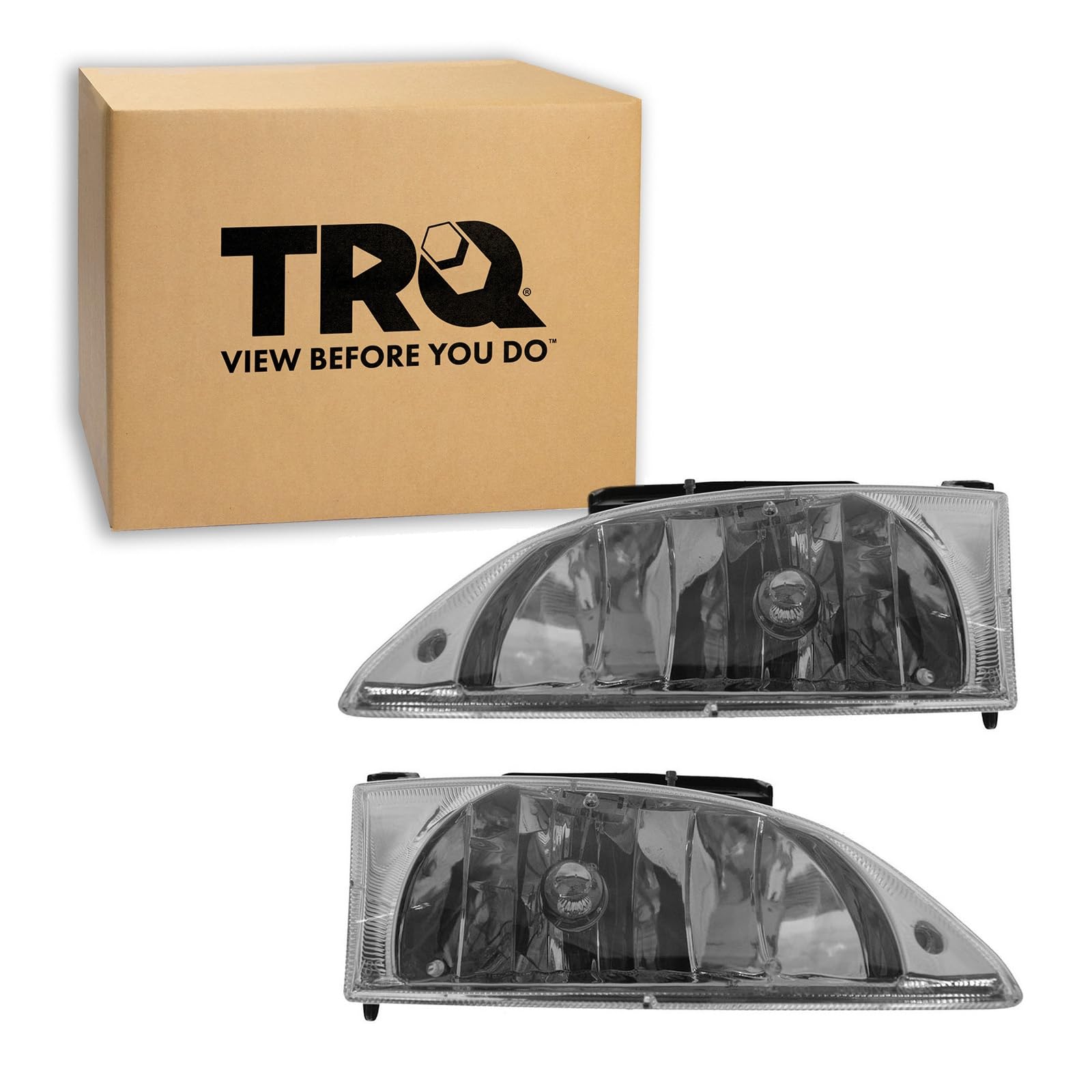 TRQ Headlight Assembly Set GM2502202 GM2503202