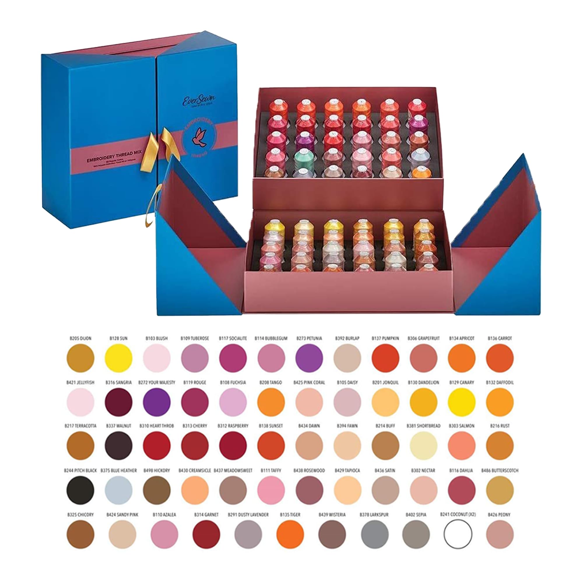 Bernette B77 Sewing and Quilting Machine With 60-Pc Sunset Thread Bundle - Versatile Stitches, Effortless Operation, and Spacious Workspace - Precision Control, LCD Display, and Memory Function