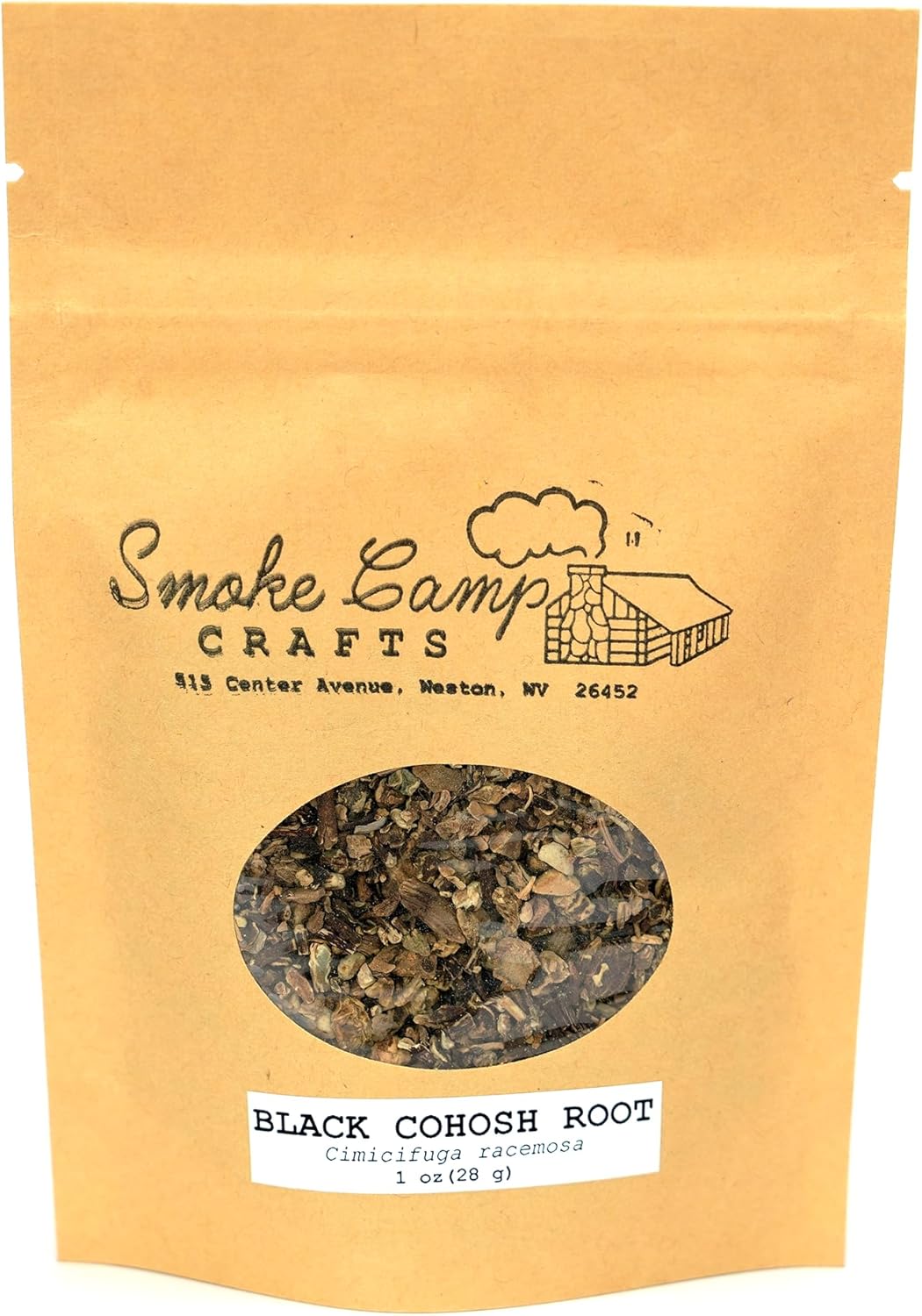 Smoke Camp Crafts | Black Cohosh Root (Cimicifuga racemosa) 1 oz Dried Herb | Hand-Packaged | Made in West Virginia - Image 4