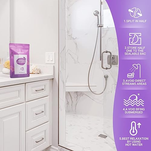 Miniatura 5 de Vaporizadores de ducha de aromaterapia, 7 paquetes de vaporizadores de ducha con aceites esenciales, regalos para mamá, cuidado personal y