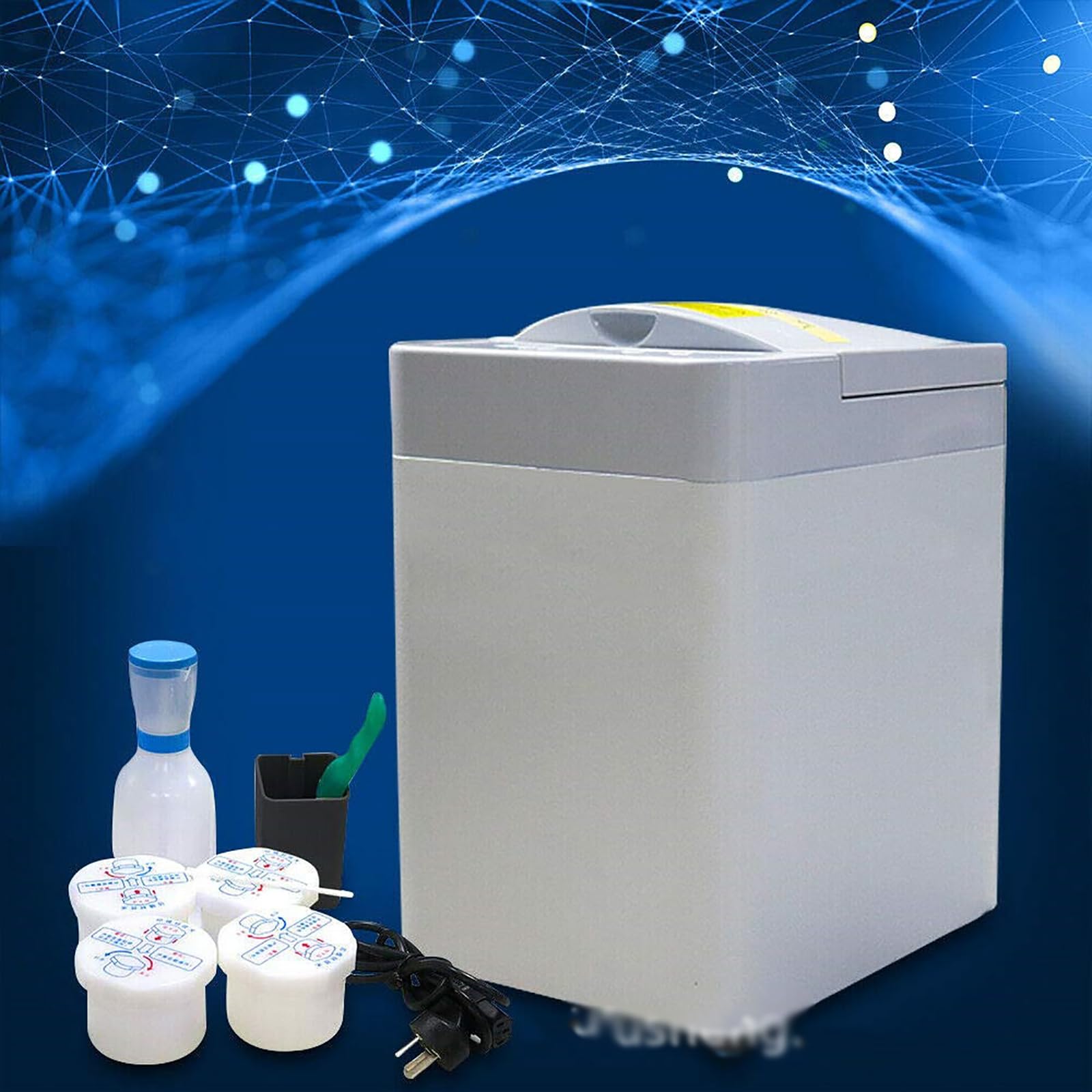 Miscelatore Per Alginato Da Laboratorio, Impastatrice Per Materiali Per Impronte Dentali Con Display LCD, Velocità 1500~2000 Giri/min E Impostazione Timer 10/15/30 Secondi, Senza Bolle E Grumi