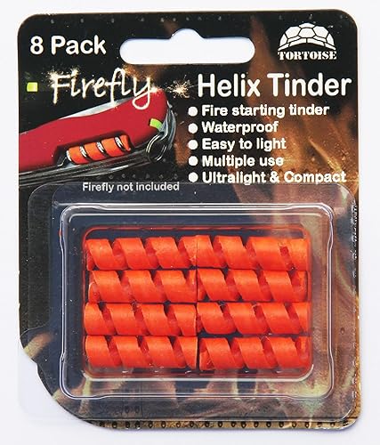 Tortoise Gear Helix Yesca para FireAnt y Firefly Fire Starters - Yesca para Victorinox Swiss Army Knife Sacacorchos
