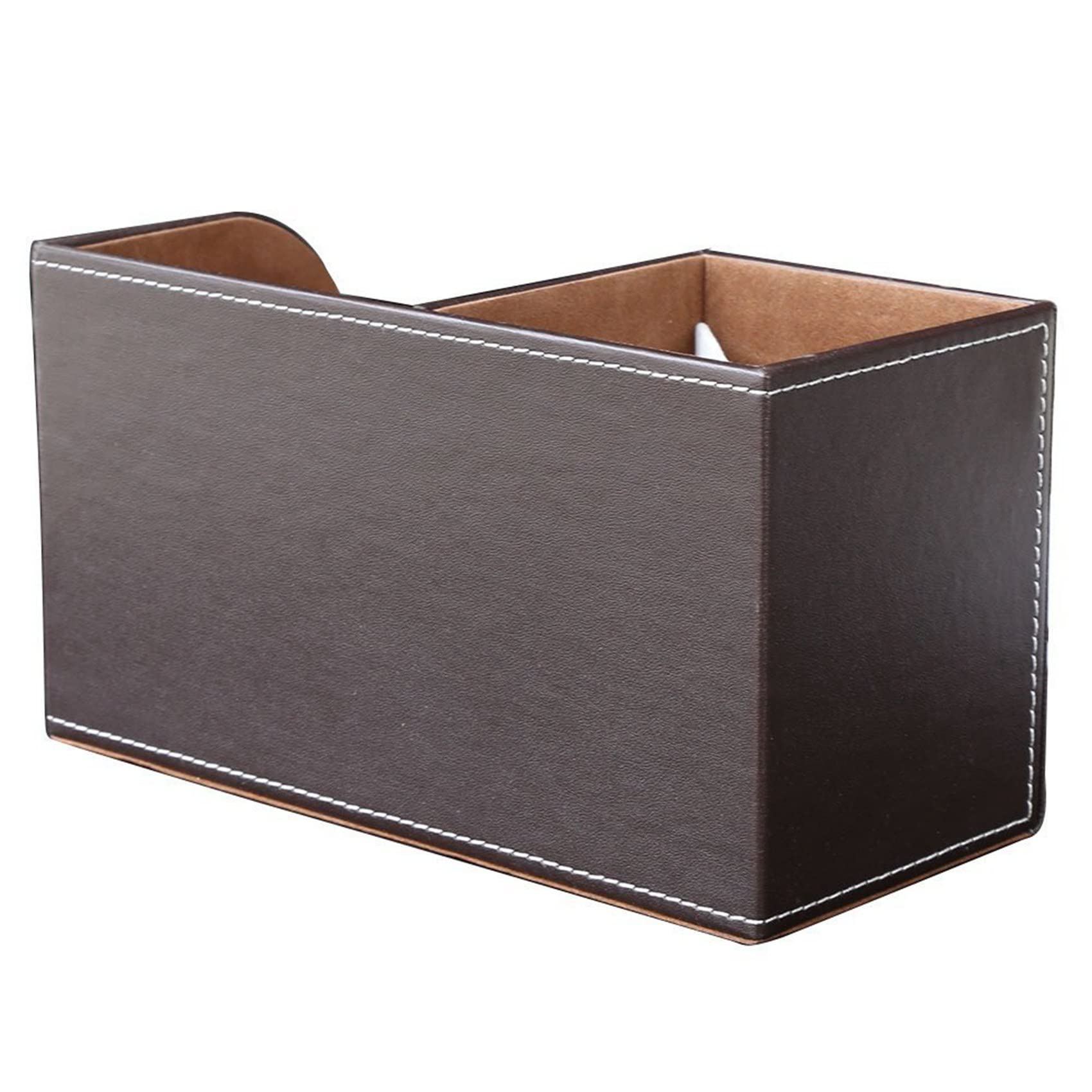 3 Pz Multi-Funzione in Pelle PU Scrivania Cancelleria Organizzatore Storage Box Penna/Matita, Business Delle Carte di Nome Supporto del (-Flanella)
