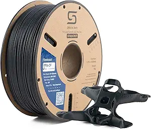 Siraya Tech Fibreheart PPA-CF 3D Printing Filament: Industrial-Grade Carbon Fiber Nylon, Superior Strength & Heat Resistance - The High Performance PAHT-CF (1kg, Black)