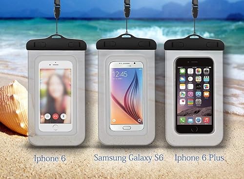 Miniatura 6 de Unigear Bolsa estanca impermeable, bolsas flotantes y ligeras para kayak, canotaje, pesca, natación y campamento con funda impermeable para teléfono