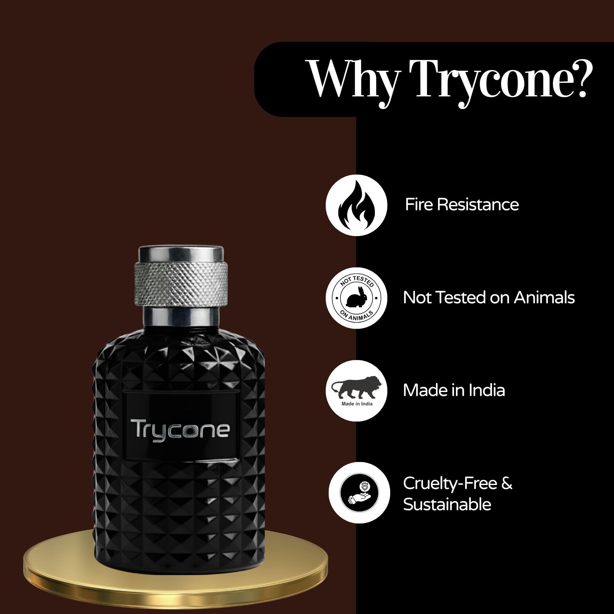 Trycone Solvante Eau de Parfum for Men | Fresh Citrus with Soft Floral Notes | Clean Musky-Woody Finish | Long-Lasting Luxury Fragrance, 50 ml Fresh Citrus, Floral & Musky Woody Notes 4