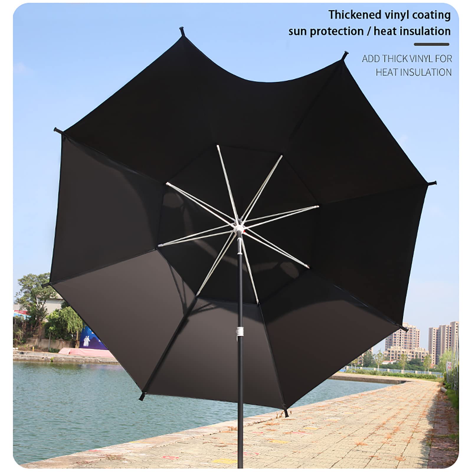 Camouflage Parasol, Large Outdoor Beach Parasol Umbrella, Folding Fishing Umbrella, Windproof/Rainstorm Protection/Vinyl Sunscreen, for Balcony/Garden/Patio/Terrace/Playground : Patio, Lawn & Garden