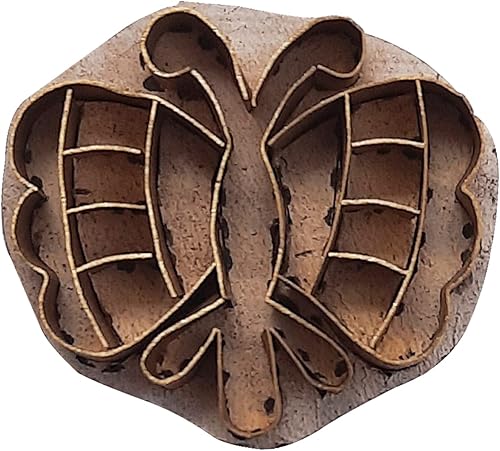 Miniatura 4 de Royal Kraft Sellos de madera de latón para impresión en bloques en arcilla, cerámica, tela Btag204