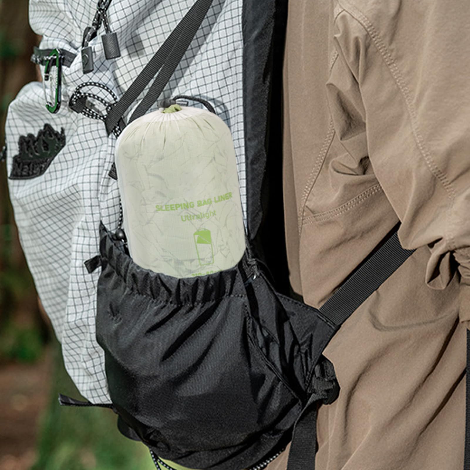 Lenzuola Per Sacco A Pelo Da Adulti Portatile Piegabile Igienico da Esterno | Lenzuolo da Viaggio Sacco per Escursionisti Viaggiatori Campeggio Backpacking Ostello Avventurieri Alpinismo