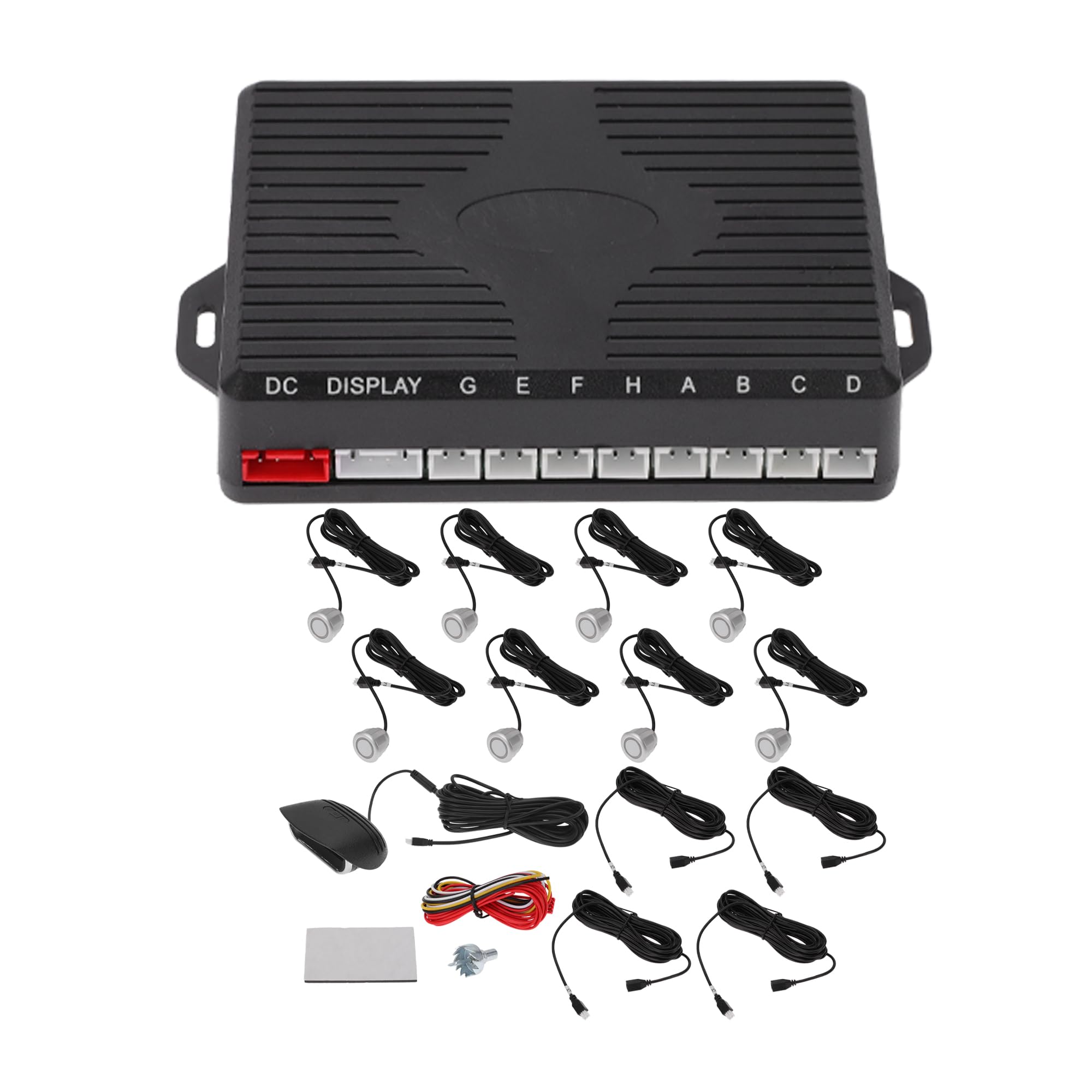Motoforti Kit De Radar De Recul 8 Capteurs Argent Pour SUV