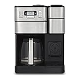 Coffee Center Grind and Brew Plus, Built-in Coffee Grinder, Coffeemaker and Single-Serve Brewer with 6oz, 8oz and 10oz Serving Size, Black/Silver, SS-GB1NAS