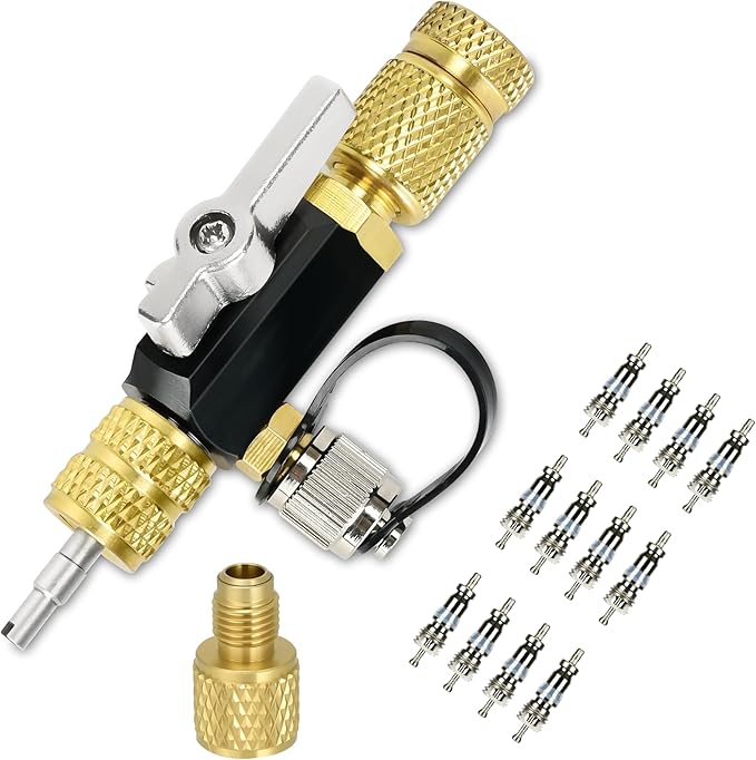 Herramienta de Extracción de Núcleo de Válvula HVAC 1/4'' y 5/16'' miniatura 9