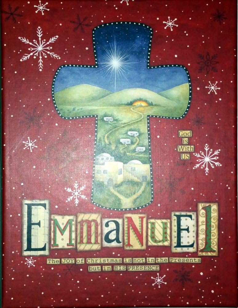 Best Value Emmanuel with Religious Christmas Greeting Card Box Set of 20 Cards and Envelopes AT A GOOD PRICE {jg} Great for Mother, father, dad, grandma