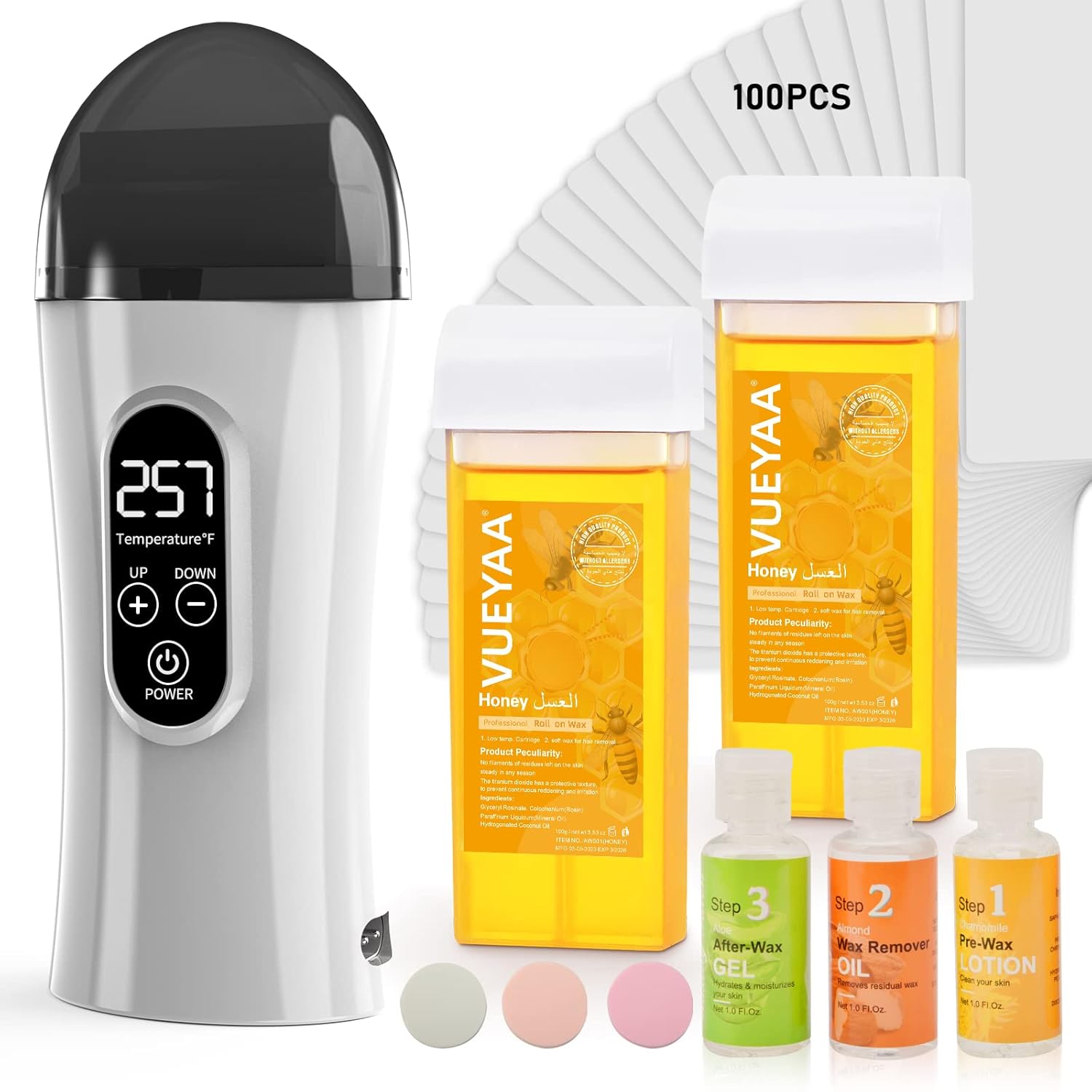 2023 Upgrade Digital Roll on Wax Kit, Wax Roller Kit for