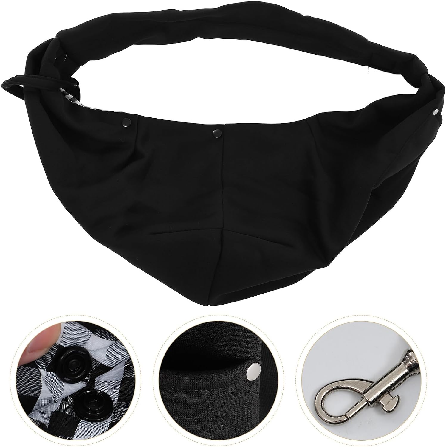 Portable Pet Carrier Sling Bag for Dogs Cats Puppy with Breathable Polyester Mesh Wear-Resistant Material Comfortable Ventilated Design Wide Shoulder Strap for Outdoor Travel