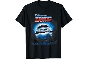 Back To The Future Hovering DeLorean Shirt