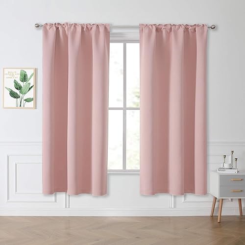 Cortinas blackout  Cortinas con aislamiento térmico para cortinero, 11 tamaños y 16 colores para elegir