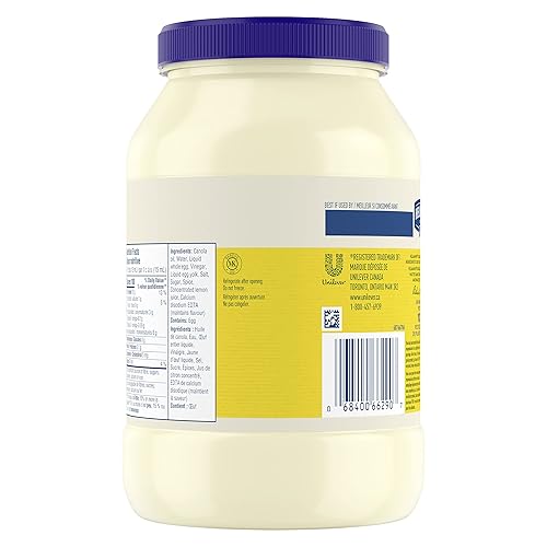 Miniatura 3 de Hellmanns Light 1/2 Mayonesa grasa 1.42 litros/1.5 cuartos (canadiense)