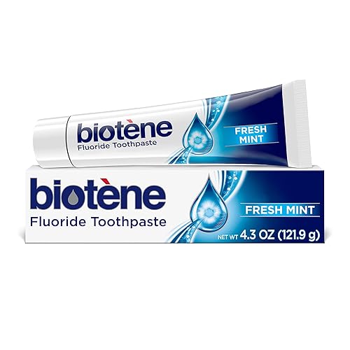 BIOTENE Fórmula suave flúor pasta dental Menta Fresca 43oz