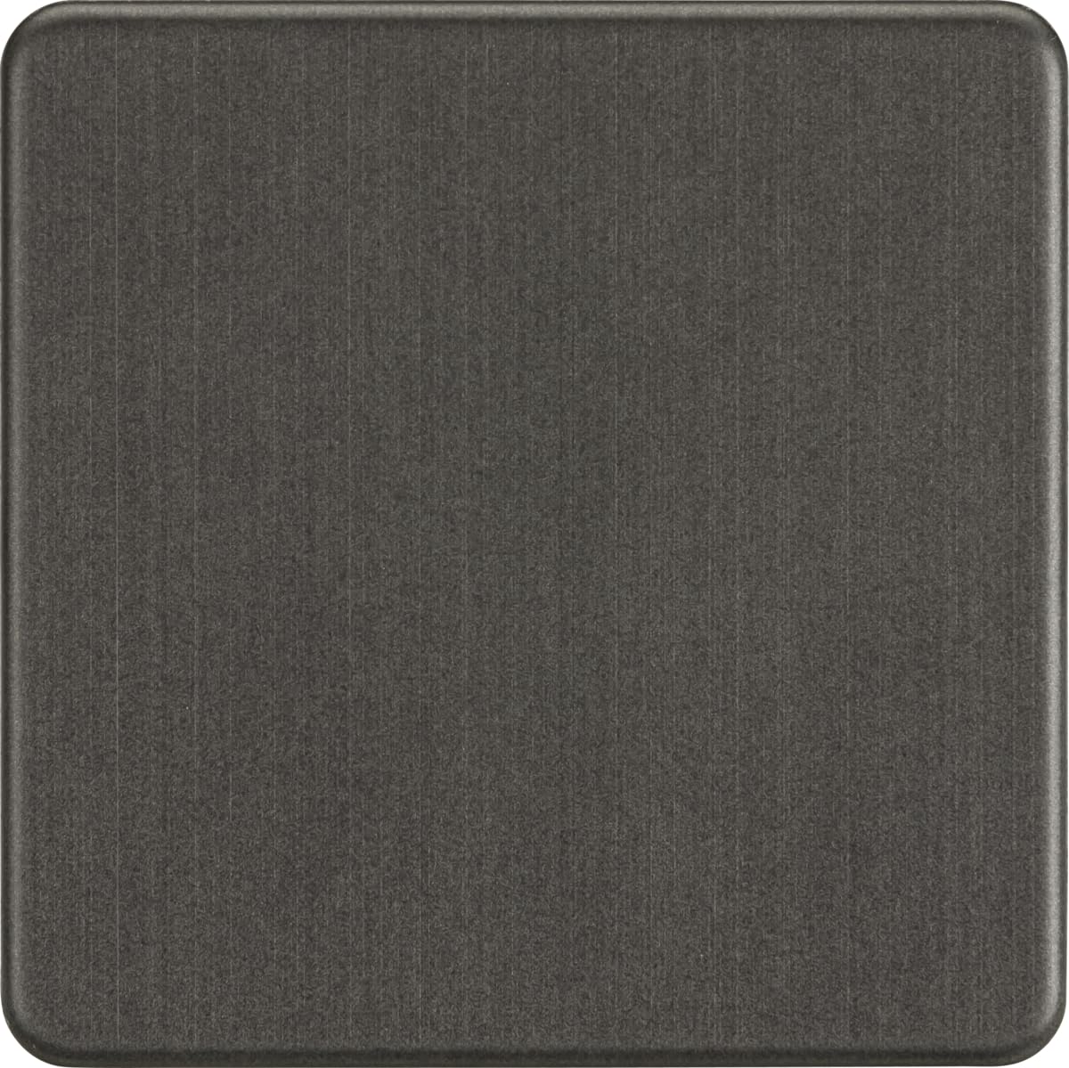 Knightsbridge Smoked Bronze Sf8350sb Screwless 1G Blanking Plate, 87.5 Mm*491.0 Mm*87.5 Mm