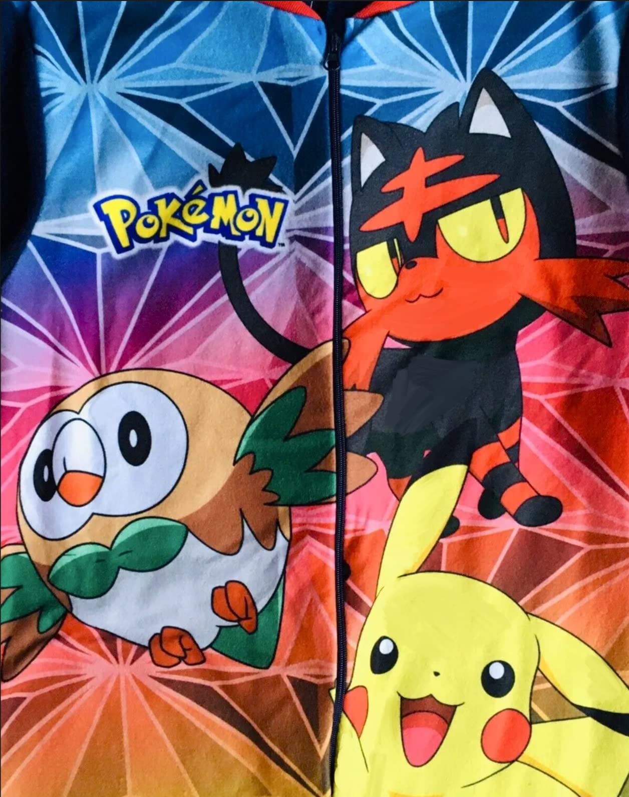Pokemon Mameluco para niños de 4 a 12 años
