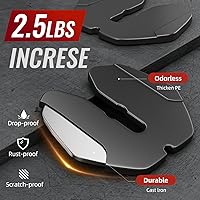 Vista 4 de Adjustable Dumbbells,Adjustable Dumbbell Set, 5 in 1 Free Weight Dumbbell,Fast Adjust Weight with Anti-Slip Handle and Tray for Full Body Workout