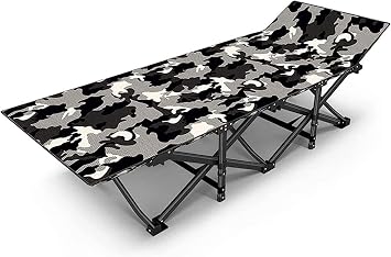 Folding Camping Bed, Baby Bed, Portable Sun Lounger, Home Office Lounge Chair, Outdoor Garden Sunbed Color #1