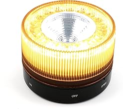 H HANSEL HOME Emergency Light v16 LED DGT Approved Magnetic Base Suitable for Rain and Snow Use IP54 Batteries Included (1 Unit)