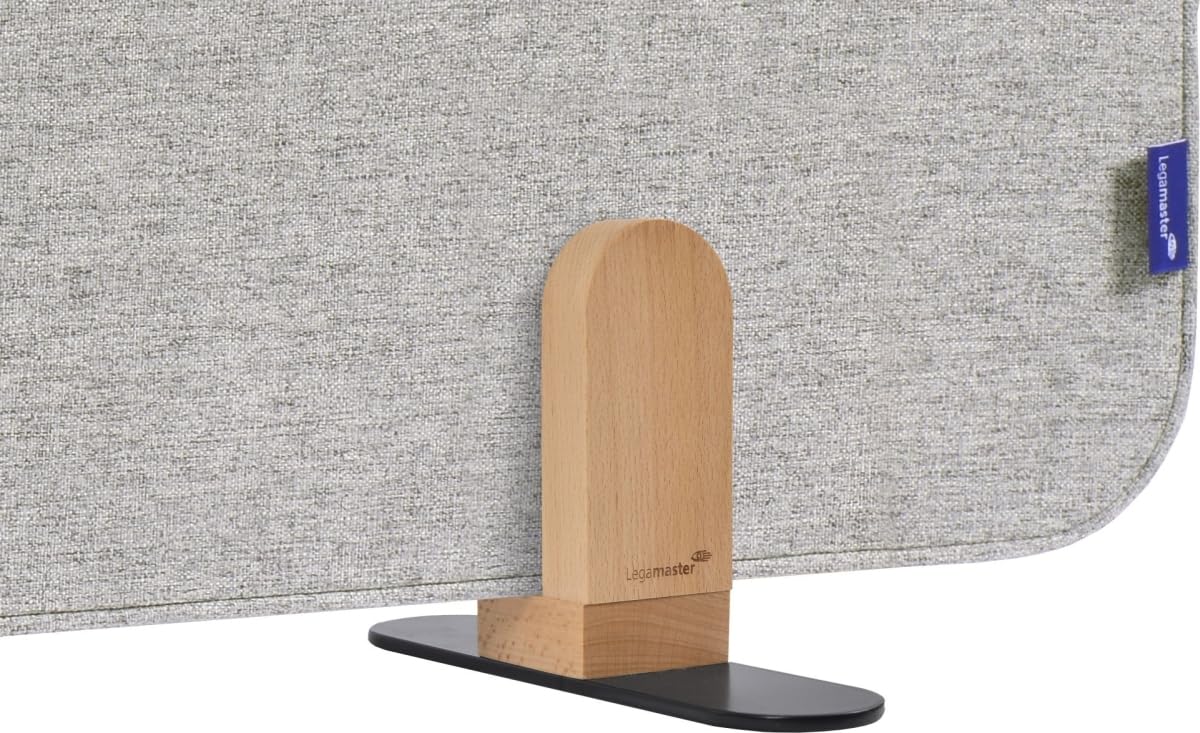 Legamaster Elements Tischtrennwand akustik 60x80cm grau Halterungen